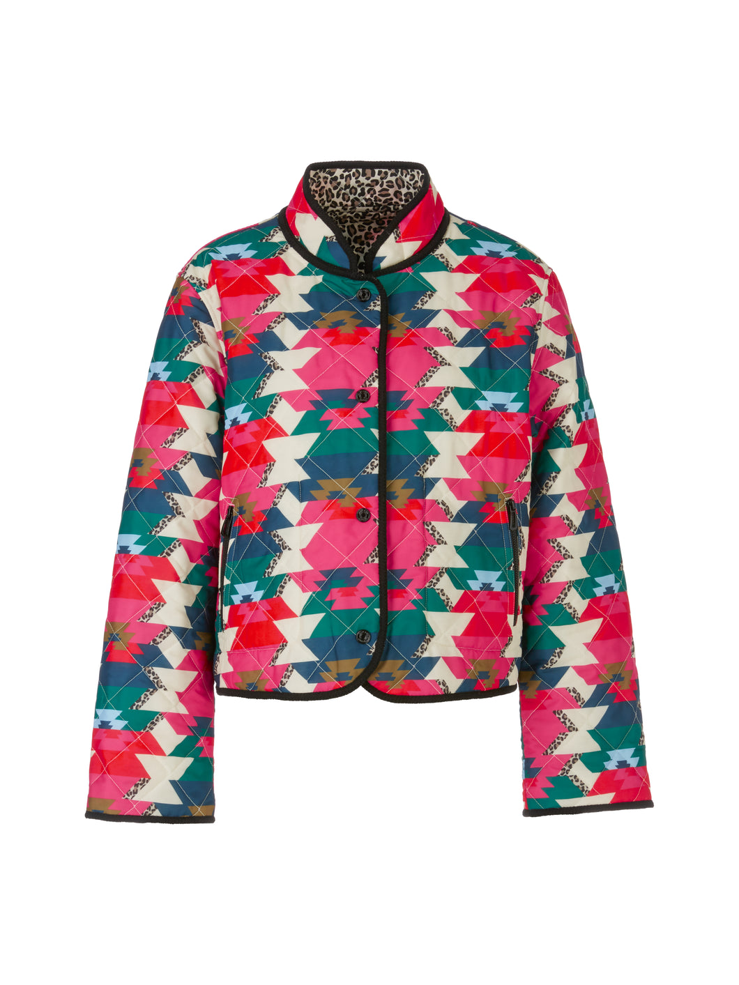 Marccain Reversible Steppjacke mit Print