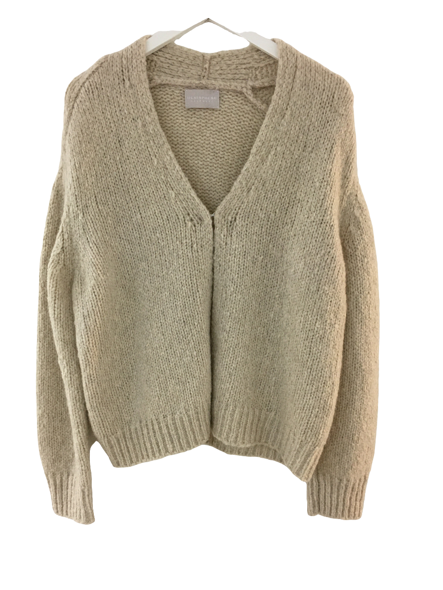 Hemisphere Strickjacke cozy sand